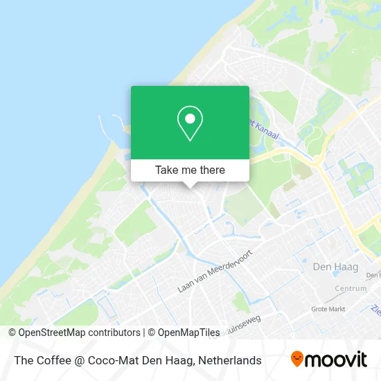 The Coffee @ Coco-Mat Den Haag map