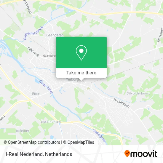 I-Real Nederland map