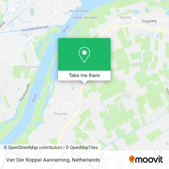 Van Der Koppel Aanneming map