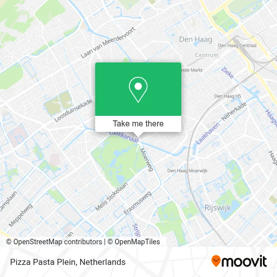Pizza Pasta Plein map