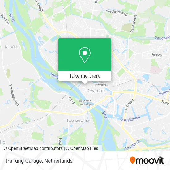 Parkeergarage map