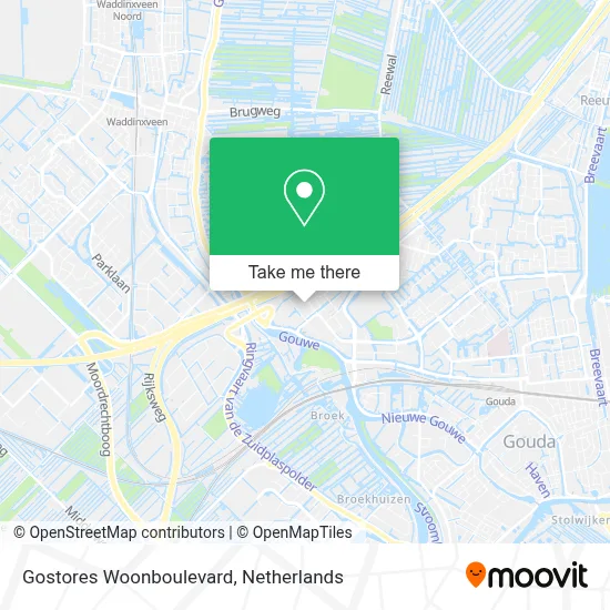 Gostores Woonboulevard map