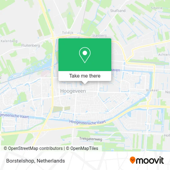 Borstelshop map