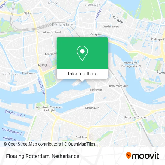 Floating Rotterdam Karte