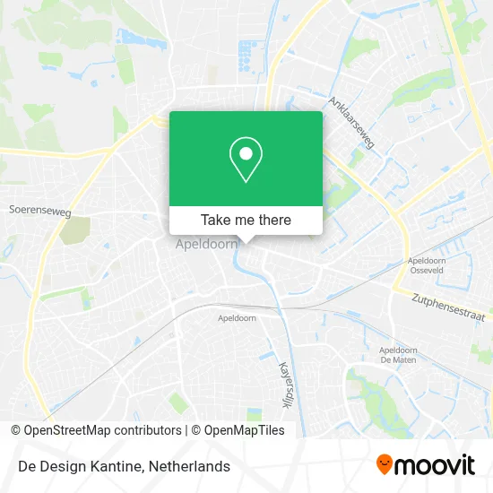 De Design Kantine map