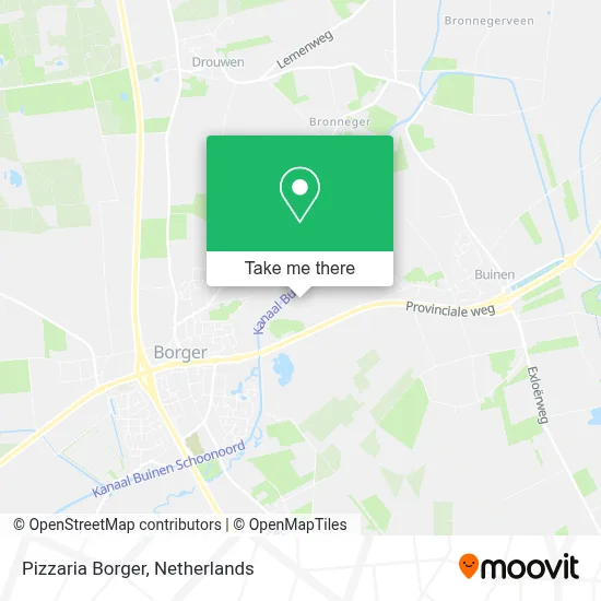 Pizzaria Borger map