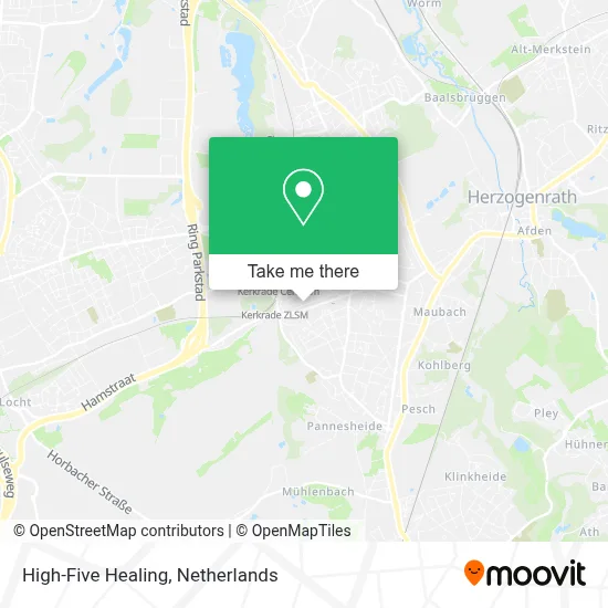 High-Five Healing map