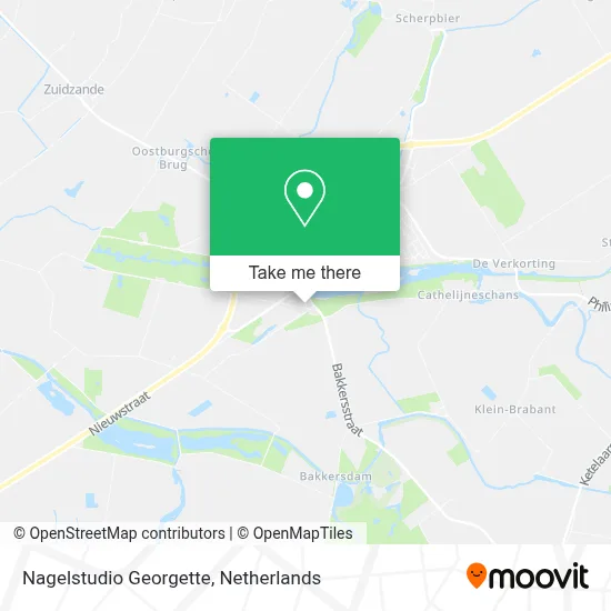 Nagelstudio Georgette map