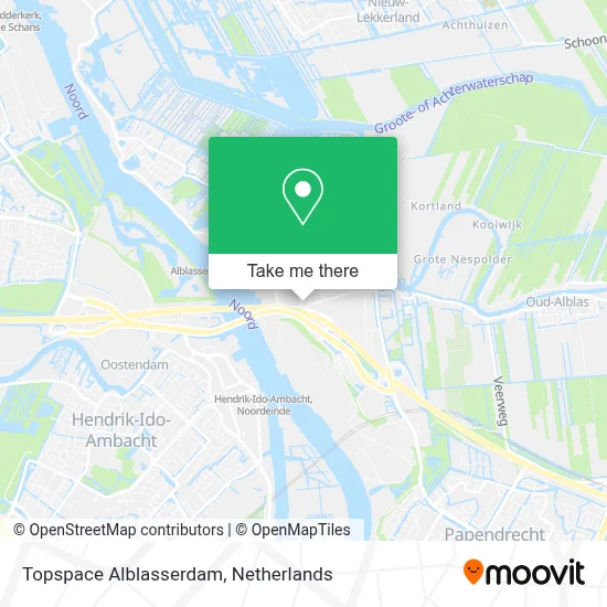 Topspace Alblasserdam map