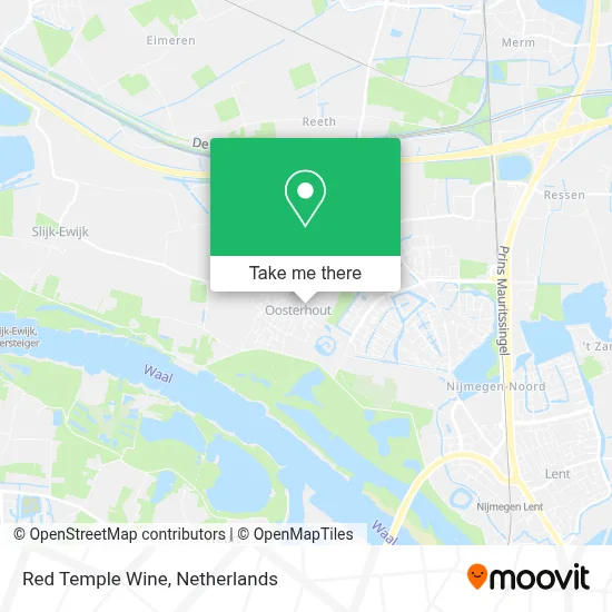 Red Temple Wine map
