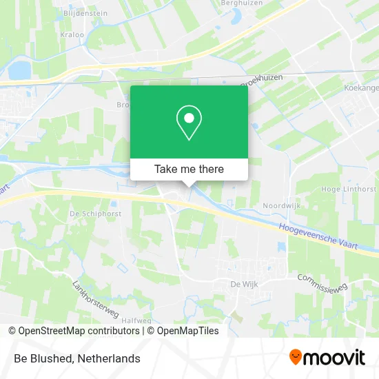 Be Blushed map