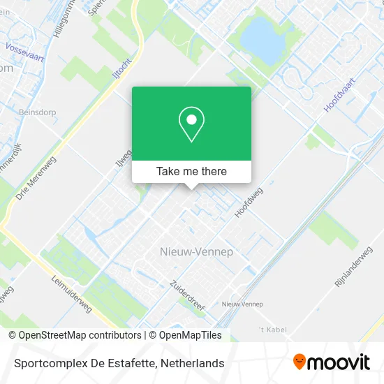 Sportcomplex De Estafette map