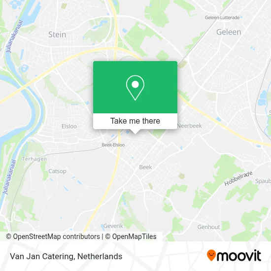Van Jan Catering map