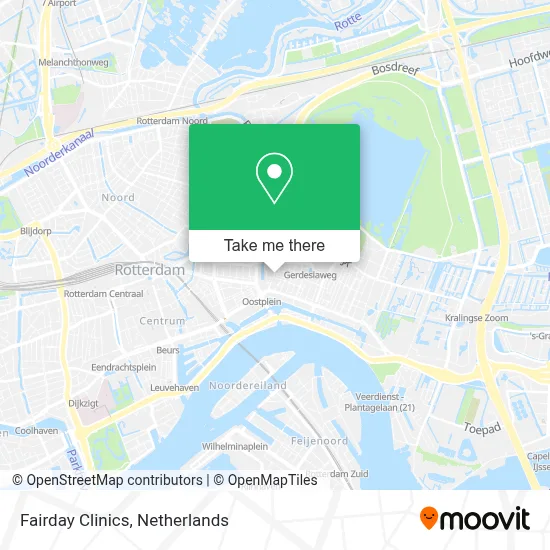 Fairday Clinics map