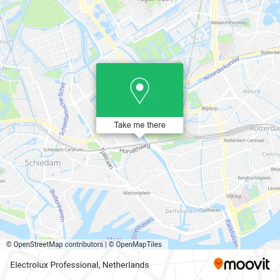 Electrolux Professional map