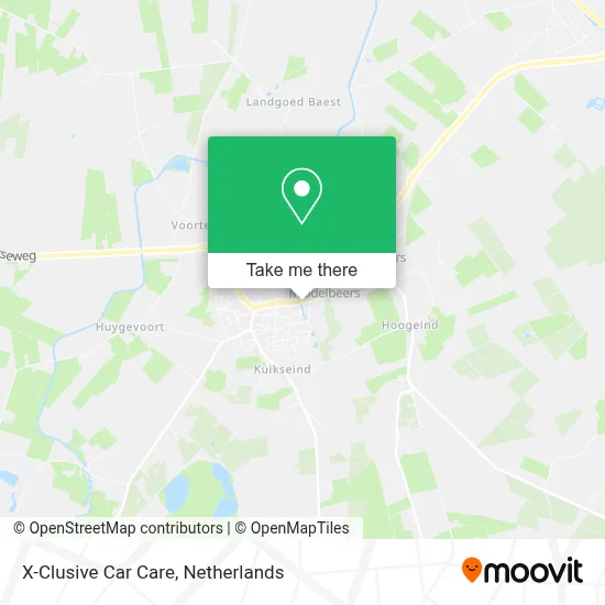X-Clusive Car Care map