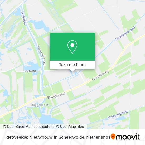 Rietweelde: Nieuwbouw In Scheerwolde map