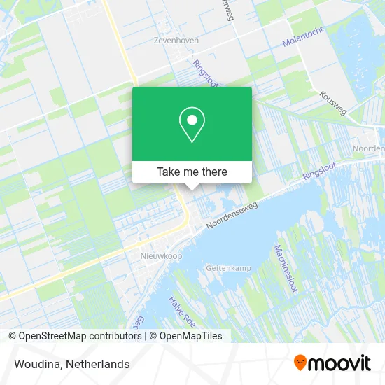 Woudina map