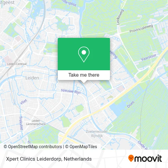 Xpert Clinics Leiderdorp map