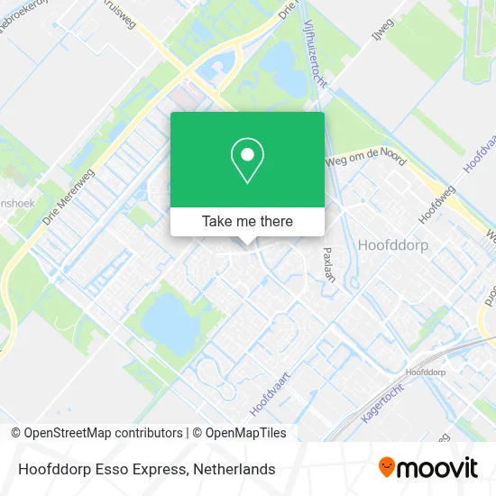 Hoofddorp Esso Express map
