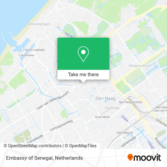 Embassy Of Senegal map