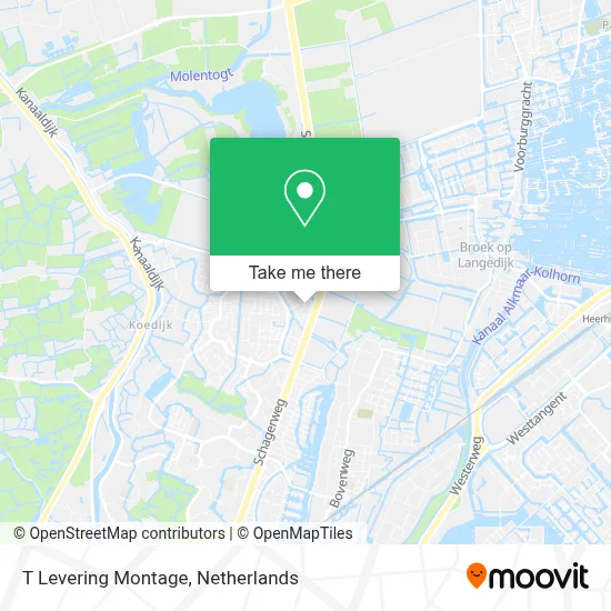 T Levering Montage map
