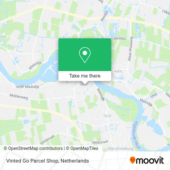 Vinted Go Parcel Shop Karte