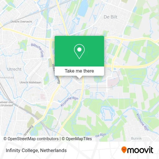 Infinity College map