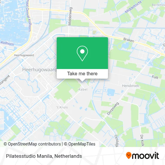 Pilatesstudio Manila map