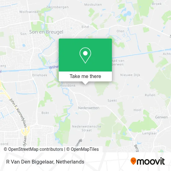 R Van Den Biggelaar map