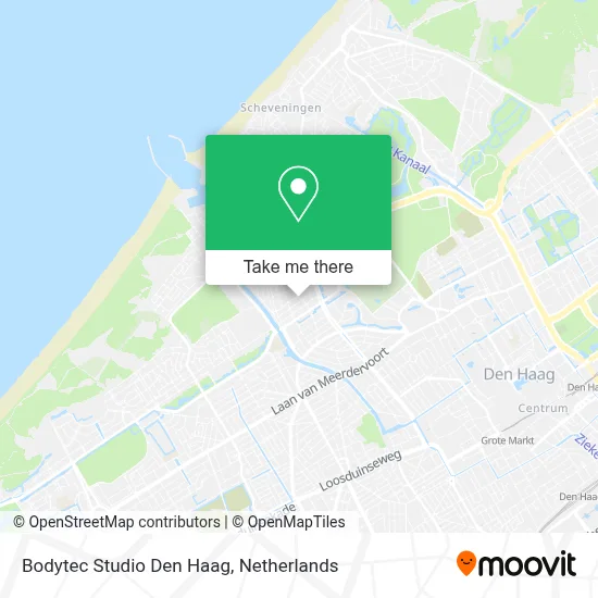 Bodytec Studio Den Haag Karte