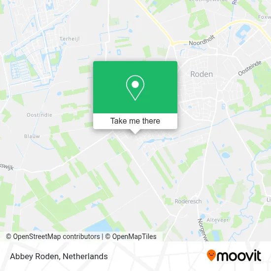 Abbey Roden map
