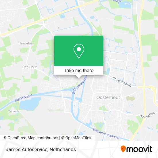 James Autoservice map