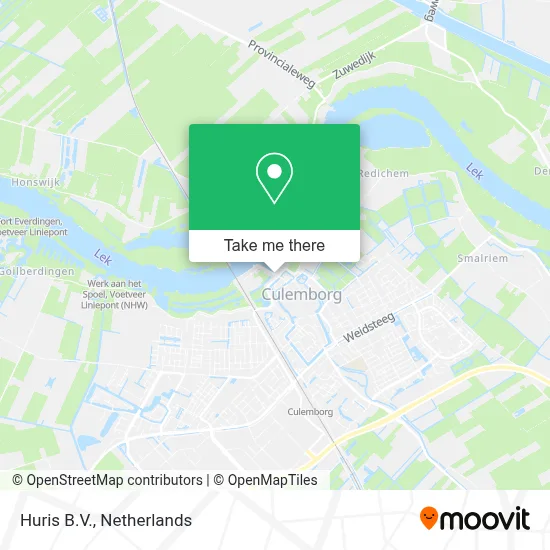 Huris B.V. map