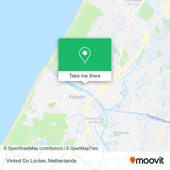 Vinted Go Locker map