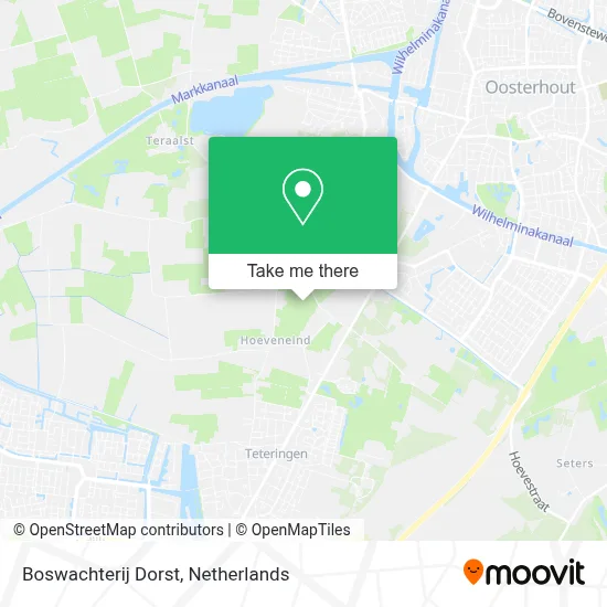 Boswachterij Dorst map