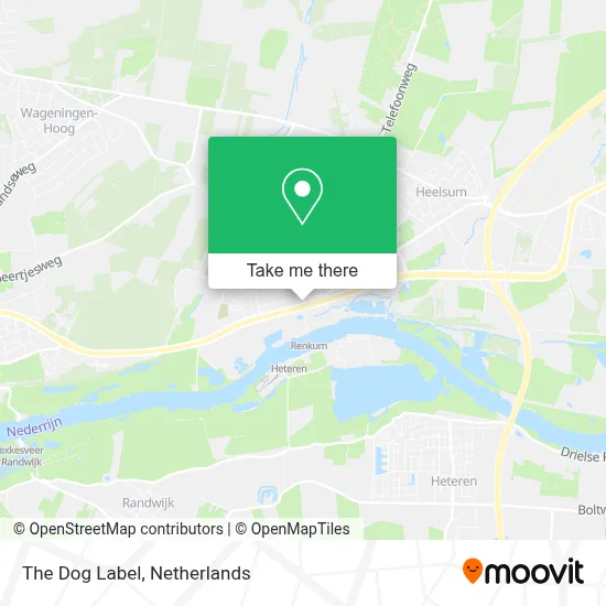The Dog Label map