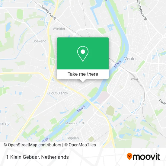 1 Klein Gebaar map