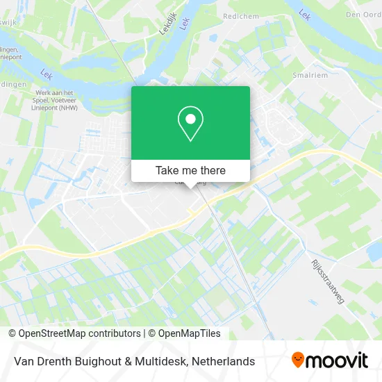 Van Drenth Buighout & Multidesk map