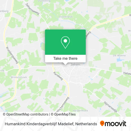 Humankind Kinderdagverblijf Madelief map