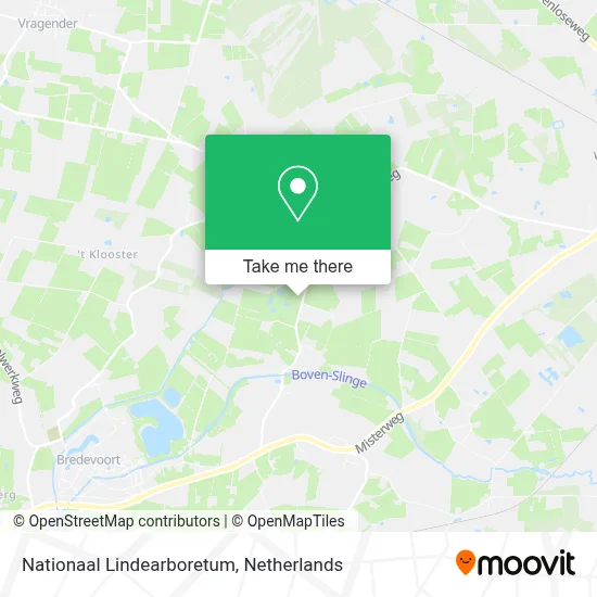 Nationaal Lindearboretum map