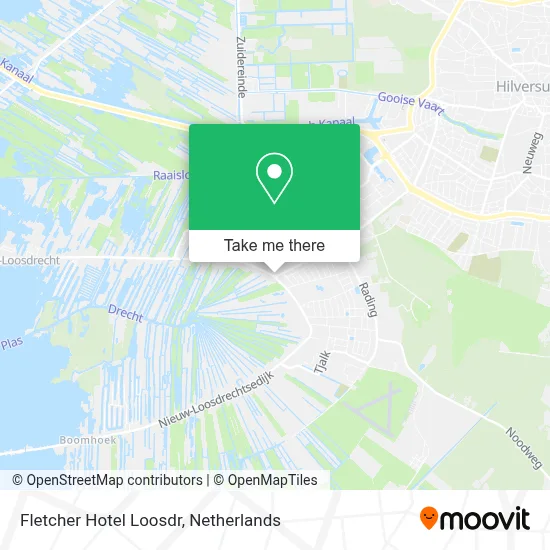 Fletcher Hotel Loosdr map