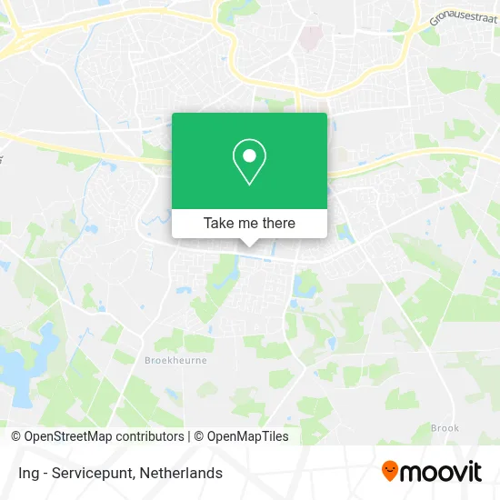 Ing - Servicepunt map