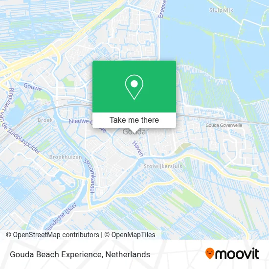 Gouda Beach Experience map