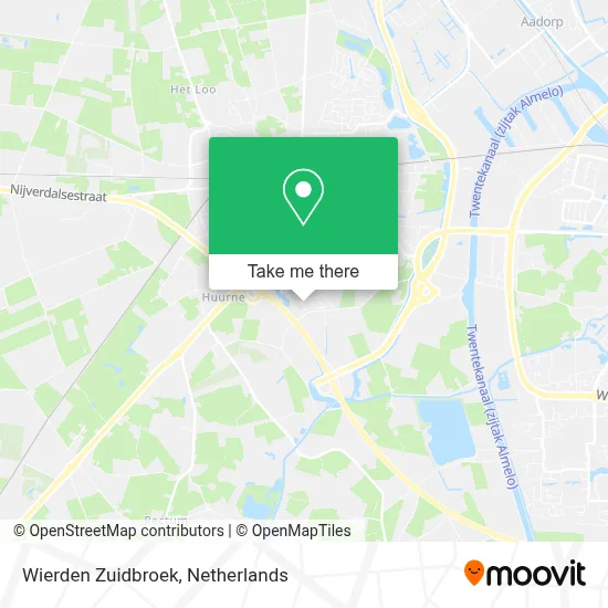 Wierden Zuidbroek map