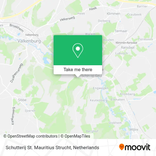 Schutterij St. Mauritius Strucht map