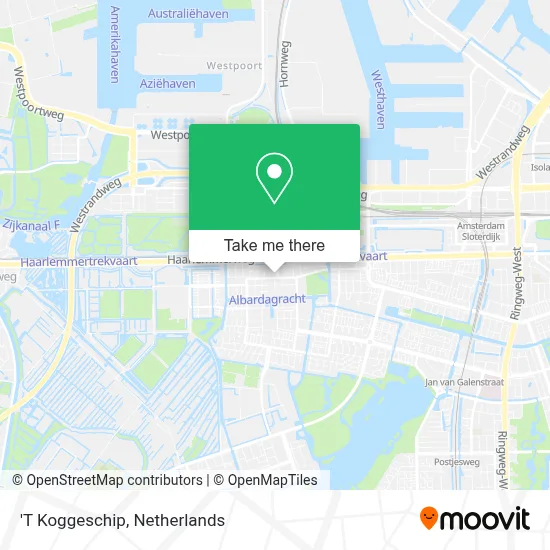 'T Koggeschip map