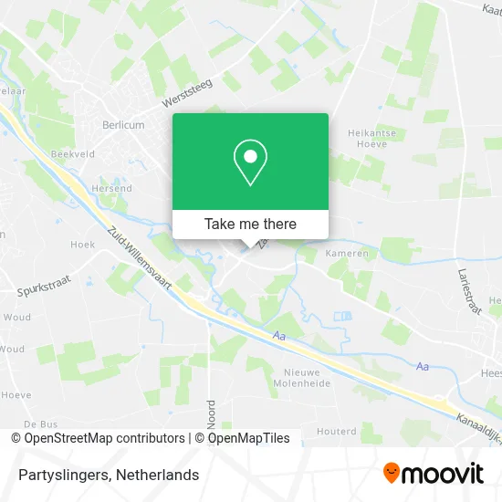 Partyslingers map