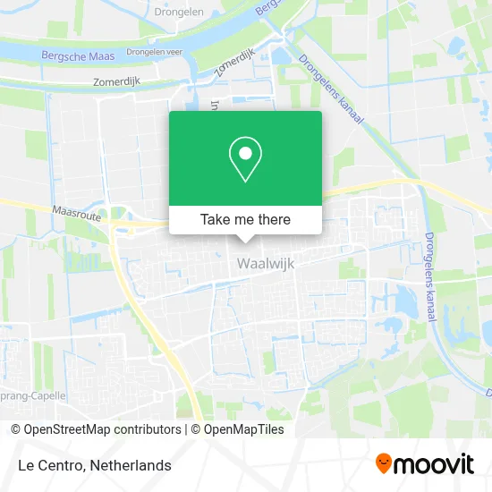 Le Centro map