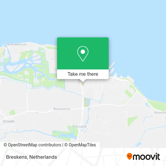Breskens map
